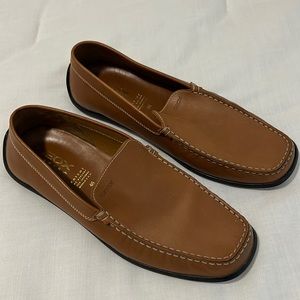 Geox brown loafers